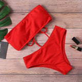 Ladies Bikini One Piece Solid Color - Aqova