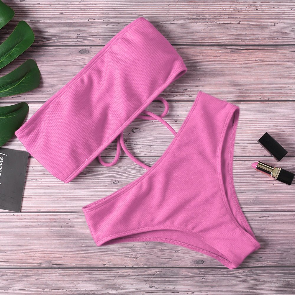 Ladies Bikini One Piece Solid Color - Aqova