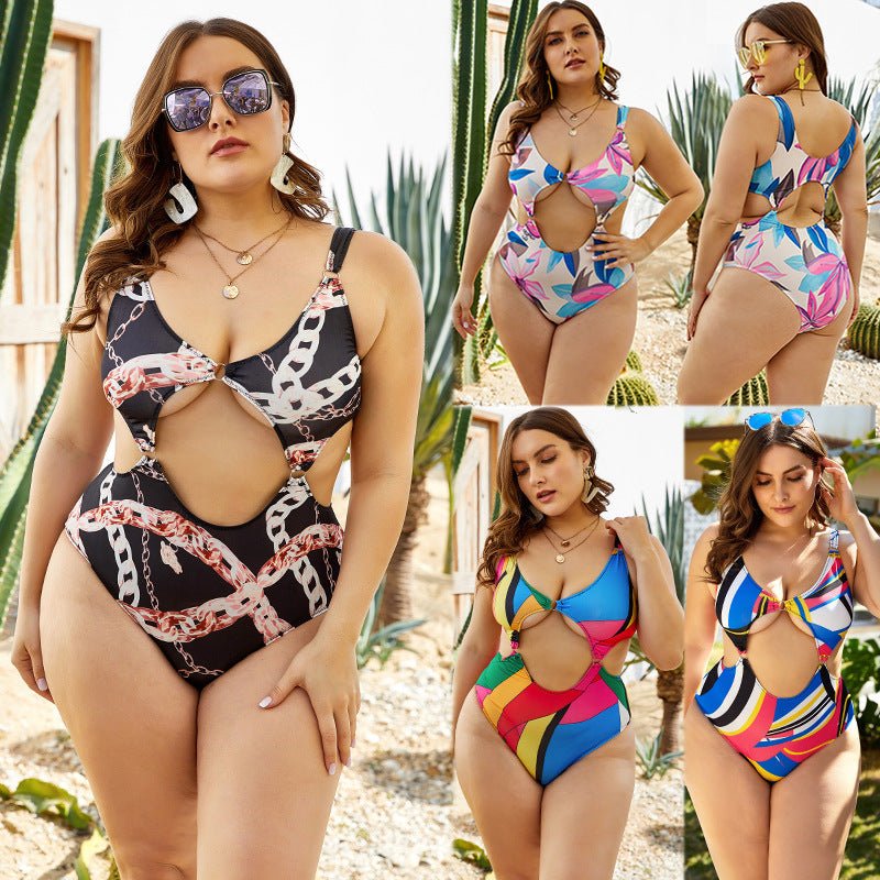 Ladies One Piece Swimsuit High Waist Bikini - Aqova