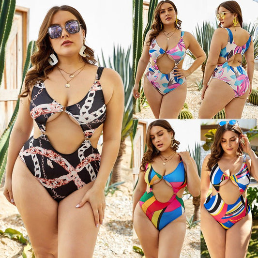 Ladies One Piece Swimsuit High Waist Bikini - Aqova