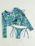 Ladies Split Bikini Swimwear - Stylish Two - Piece for Adult Women - Aqova