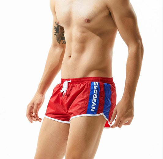 Men's Breathable Sports Shorts - Lightweight Polyester Swimwear for Summer - Aqova