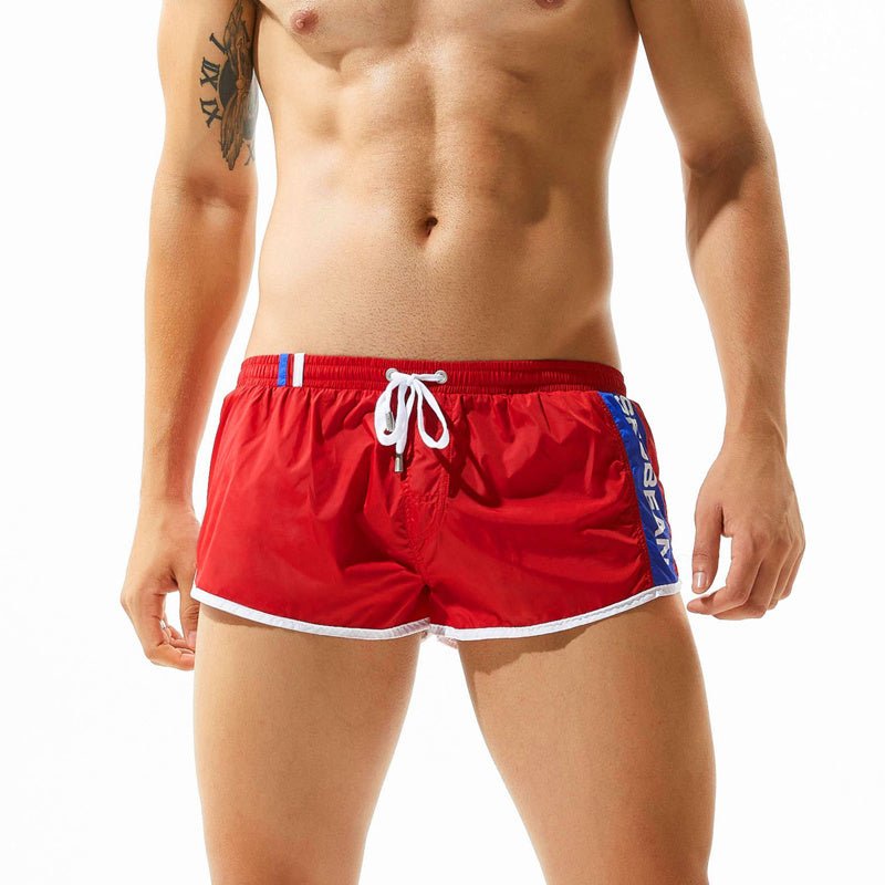 Men's Breathable Sports Shorts - Lightweight Polyester Swimwear for Summer - Aqova