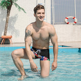 Men's Cartoon Print Boxer Shorts - Color Matching Swimwear for Active Lifestyle - Aqova