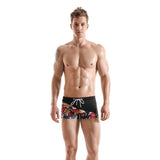 Men's Cartoon Print Boxer Shorts - Color Matching Swimwear for Active Lifestyle - Aqova