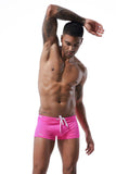 Men's Nylon Low Waist Boxer Swim Trunks - Stylish Beach Shorts - Aqova