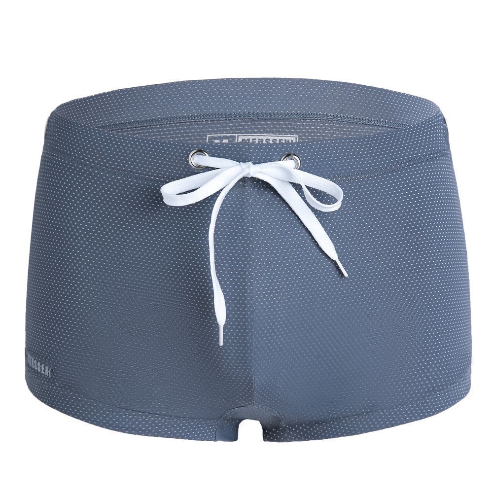 Men's Nylon Low Waist Boxer Swim Trunks - Stylish Beach Shorts - Aqova