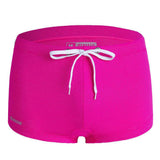 Men's Nylon Low Waist Boxer Swim Trunks - Stylish Beach Shorts - Aqova