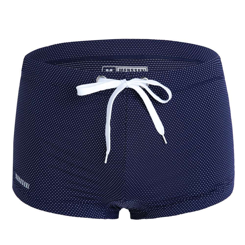 Men's Nylon Low Waist Boxer Swim Trunks - Stylish Beach Shorts - Aqova