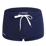 Men's Nylon Low Waist Boxer Swim Trunks - Stylish Beach Shorts - Aqova