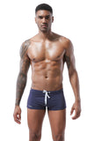 Men's Nylon Low Waist Boxer Swim Trunks - Stylish Beach Shorts - Aqova