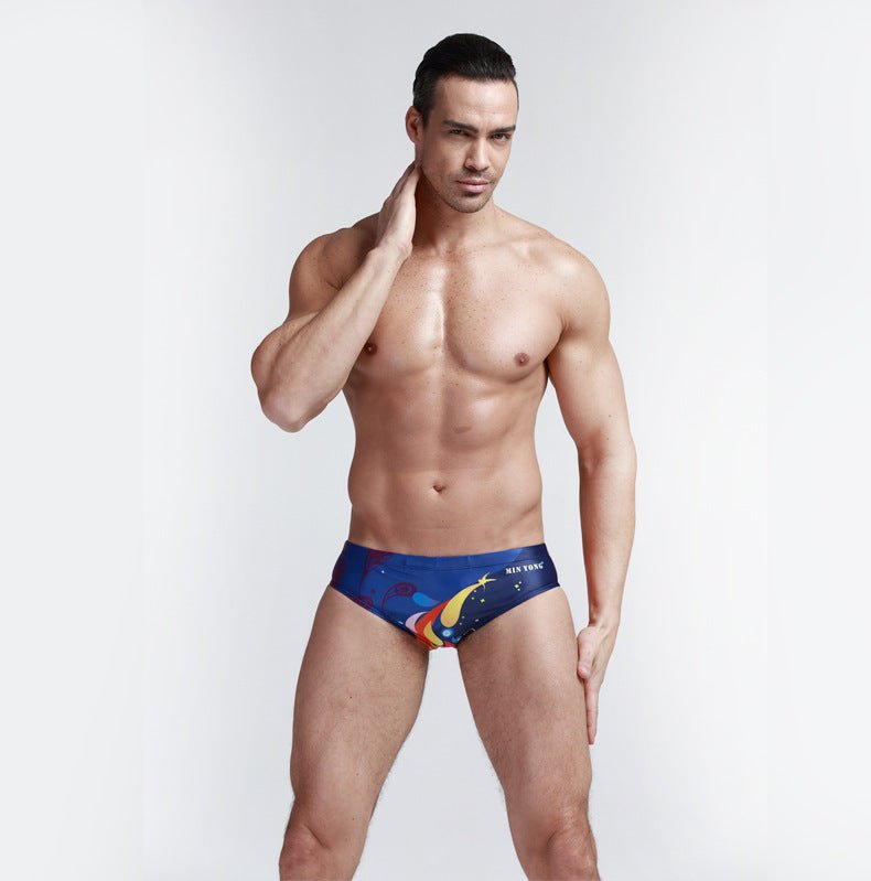 Men's Professional Triangle Swimwear - Stylish Swimming Trunks Collection - Aqova