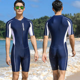 Men’s Short - Sleeved One - Piece Surfing Wetsuit - UV Protection & Comfort - Aqova