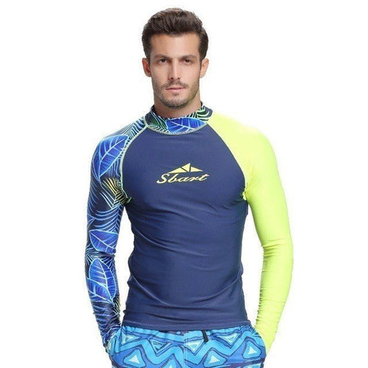 Men's Wetsuit Long - sleeved Sunscreen Swimsuit - Aqova