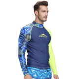Men's Wetsuit Long - sleeved Sunscreen Swimsuit - Aqova
