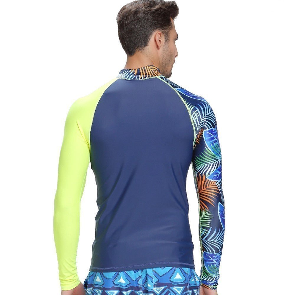 Men's Wetsuit Long - sleeved Sunscreen Swimsuit - Aqova