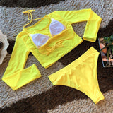 New European And American Split Swimsuit Mesh Bikini - Aqova
