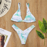Triangle Bikini with Chest Pad Support - Stylish Women's Swimwear - Aqova
