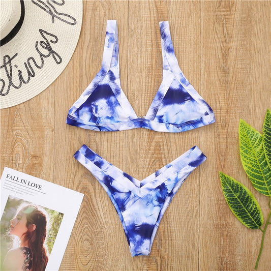 Triangle Bikini with Chest Pad Support - Stylish Women's Swimwear - Aqova