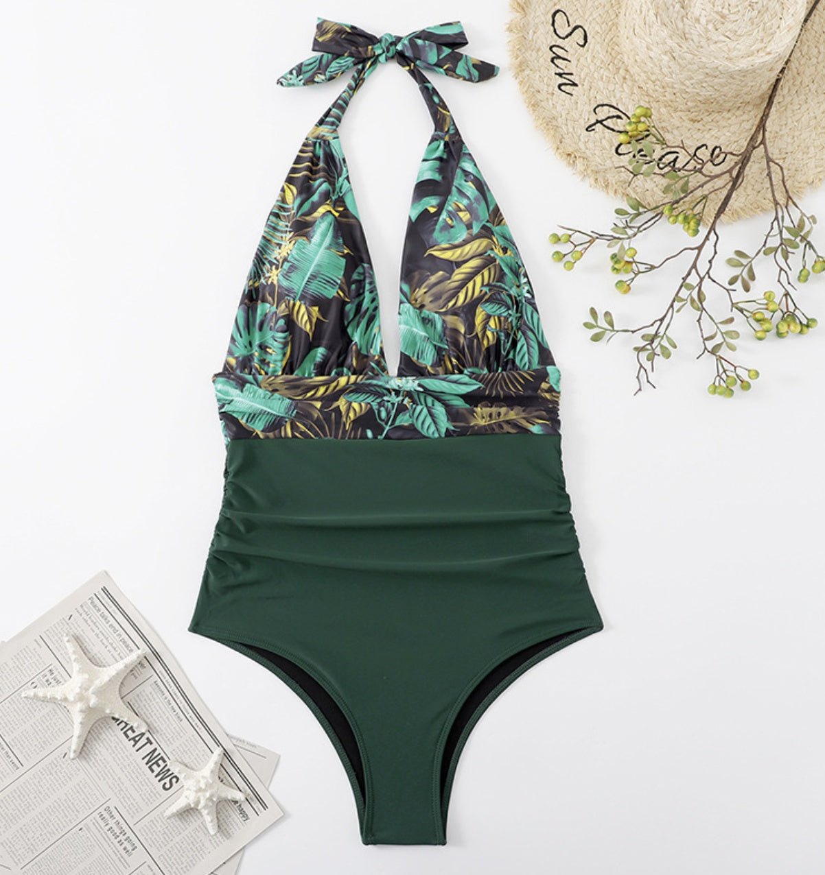 One - Piece Halter Bikini for Women - Stylish Swimwear in Multiple Colors - Aqova
