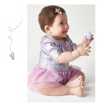 One - piece Sleeve Swimsuit Small, Medium and Big Kids' Boxer Skirt Hot Spring Swimsuit - Aqova