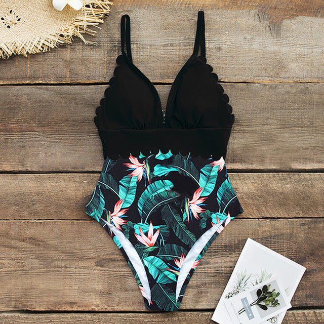 Plus Size Sexy Women's Swimsuit - One Piece Bikini for Summer Fun - Aqova