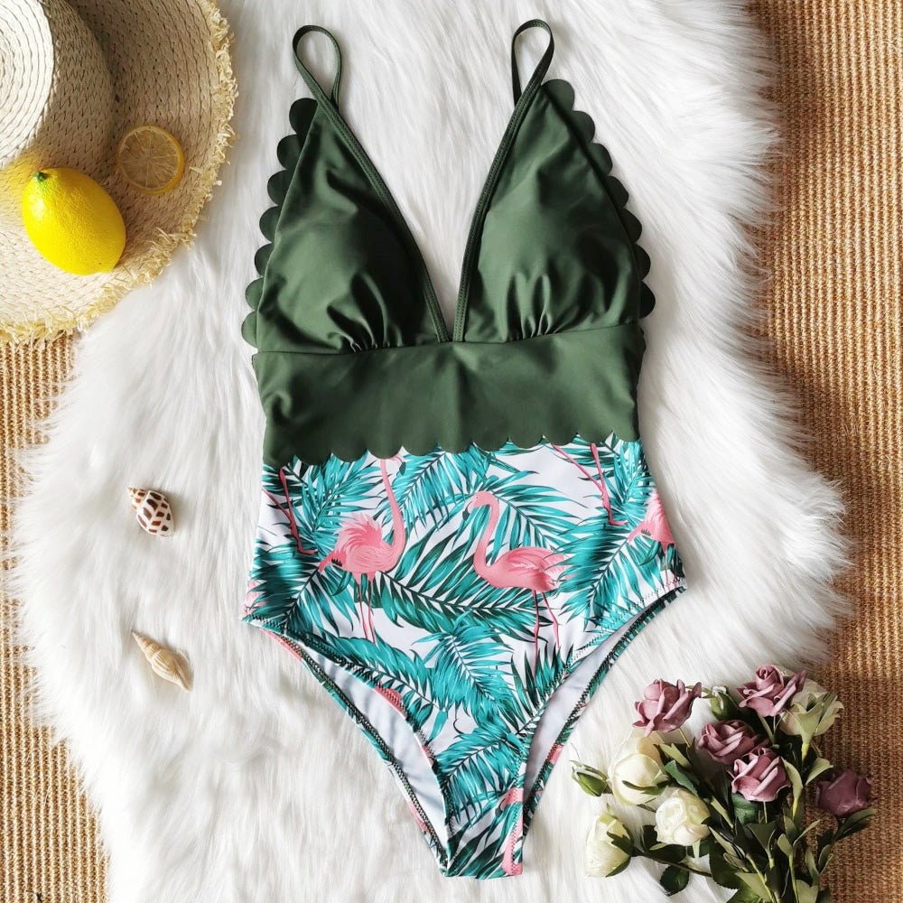 Plus Size Sexy Women's Swimsuit - One Piece Bikini for Summer Fun - Aqova
