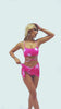 3pcs Tie Dye Bikini Set - Women’s Summer Beach Swimwear