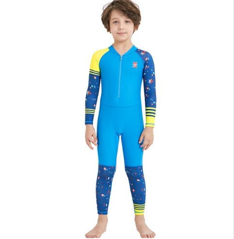 Quick - Drying Children's Diving Suit - Long - Sleeved Snorkeling Swimwear - Aqova
