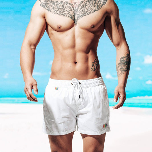 Rainbow Beach Shorts - Loose Fit Swimwear for Seaside Vacations - Aqova