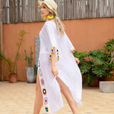 Retro Sunscreen Beach Cardigan & Long Skirt - Perfect for Air Conditioning - Aqova