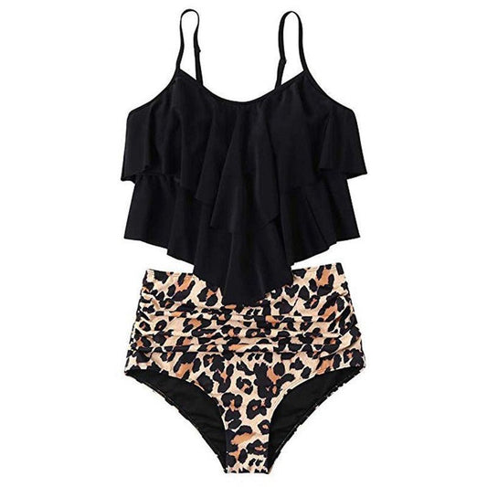 Ruffled Bikini Swimsuit | Stylish Swimwear for Summer Fun - Aqova