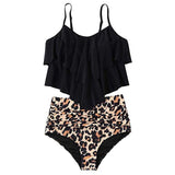 Ruffled Bikini Swimsuit | Stylish Swimwear for Summer Fun - Aqova