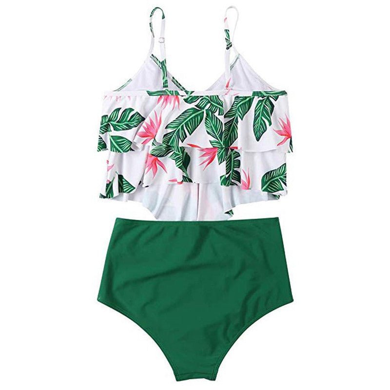 Ruffled Bikini Swimsuit | Stylish Swimwear for Summer Fun - Aqova