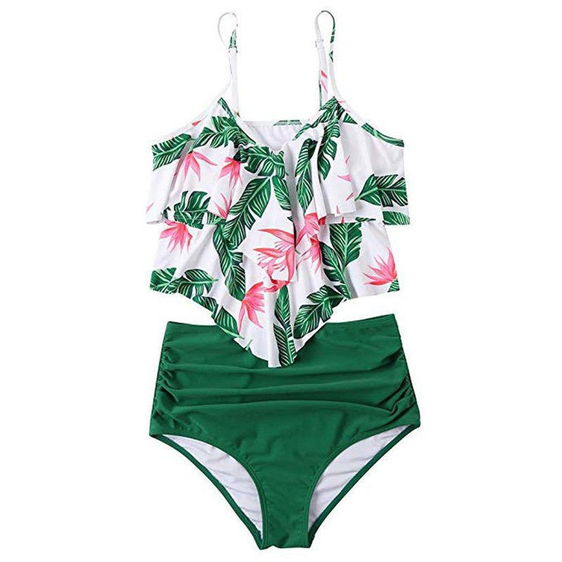 Ruffled Bikini Swimsuit | Stylish Swimwear for Summer Fun - Aqova