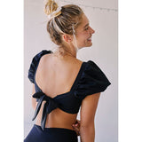 Ruffles Bikini Swimwear - Sexy Solid Color Bandage Women's Swimsuit for Beach and Pool - Aqova