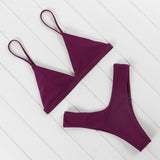 Sexy Bikini Swimsuit Swimwear Women Biquini Push Up Red - Aqova