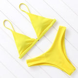 Sexy Bikini Swimsuit Swimwear Women Biquini Push Up Red - Aqova