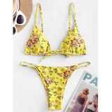 Sexy Halter Tie Dye Bikini Set - Aqova