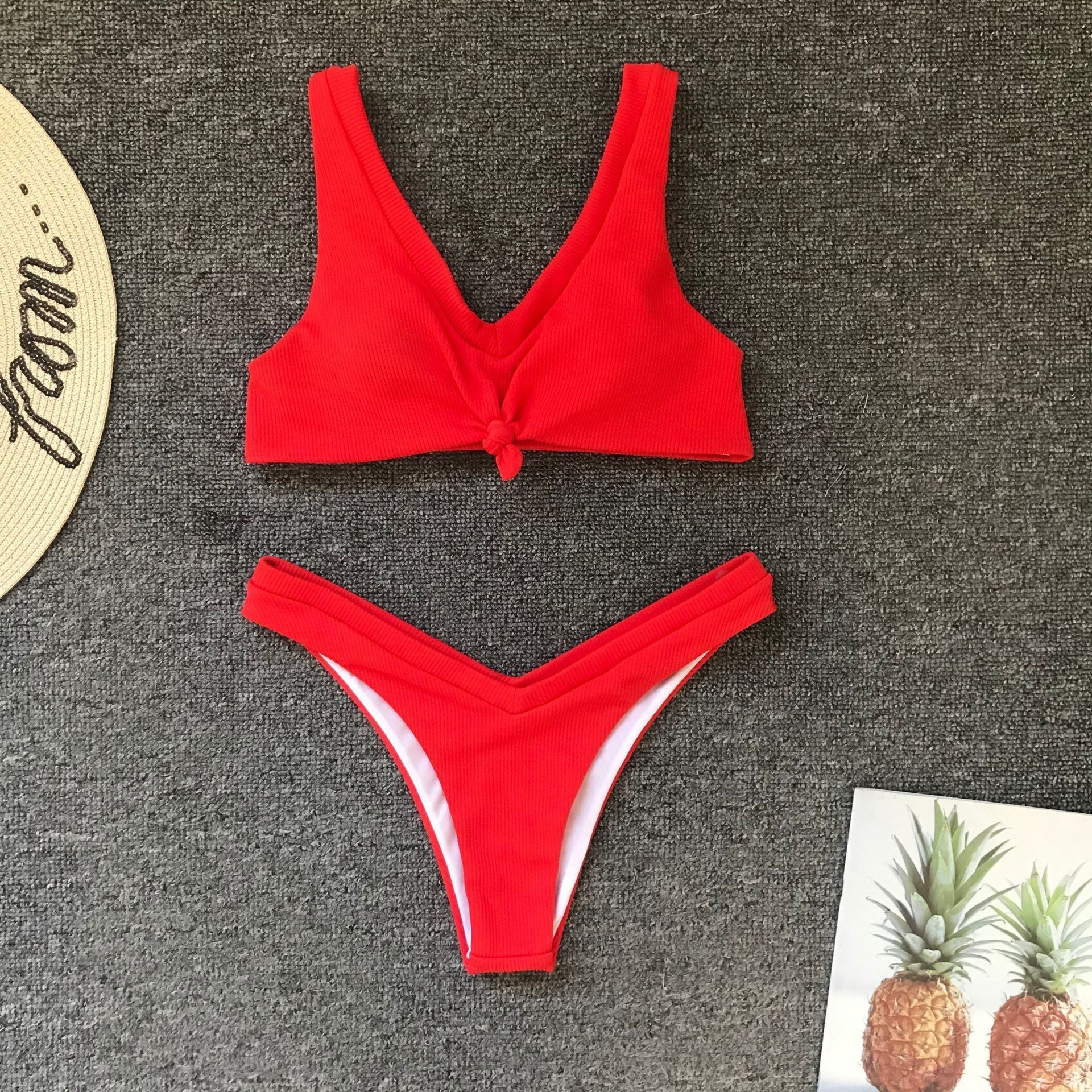 Sexy knotted special cloth bikini - Aqova