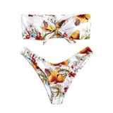 Sexy Printed Ladies Bikini Split Swimsuit - Aqova