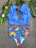 Sexy Printed Split Bikini Swimsuit for Women - Perfect Swimwear Choice - Aqova