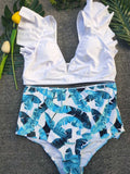 Sexy Printed Split Bikini Swimsuit for Women - Perfect Swimwear Choice - Aqova
