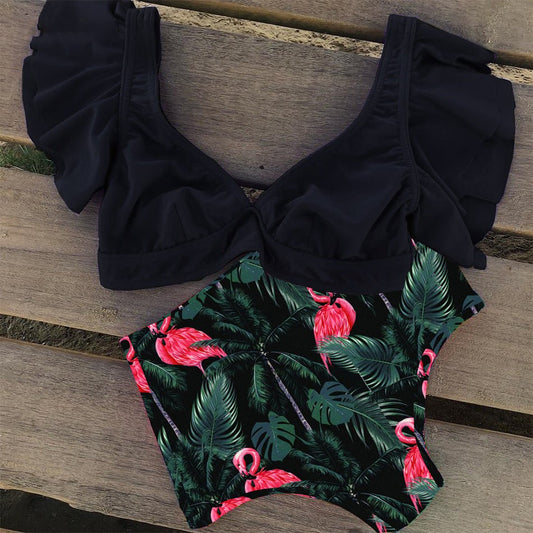 Sexy Printed Split Bikini Swimsuit for Women - Perfect Swimwear Choice - Aqova