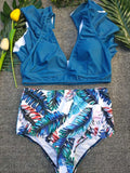 Sexy Printed Split Bikini Swimsuit for Women - Perfect Swimwear Choice - Aqova