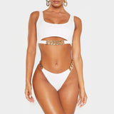 Sexy ring Push up bikini set - Aqova