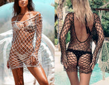 Sexy Swimsuit Cover - European Style Sling Beachwear for Women - Aqova