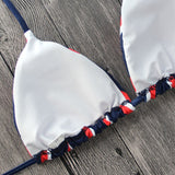 Sexy triangle striped bikini - Aqova