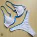 White blue