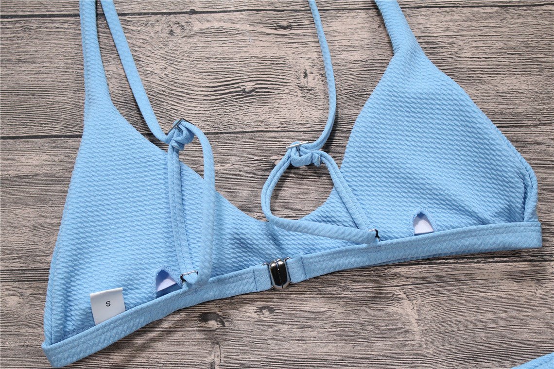 Sexy Women’s Solid Bikini Set - Perfect for Beach and Pool Fun - Aqova